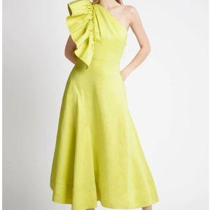 Aje Bonjour Asymmetric Midi Dress - Size AU6/US2